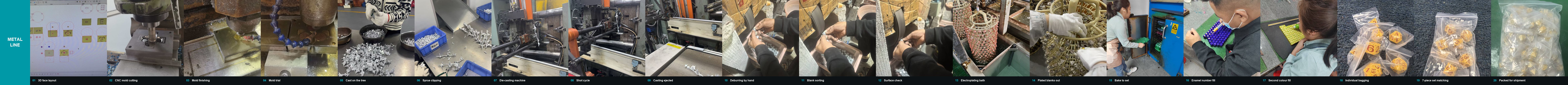 Metal Dice production line