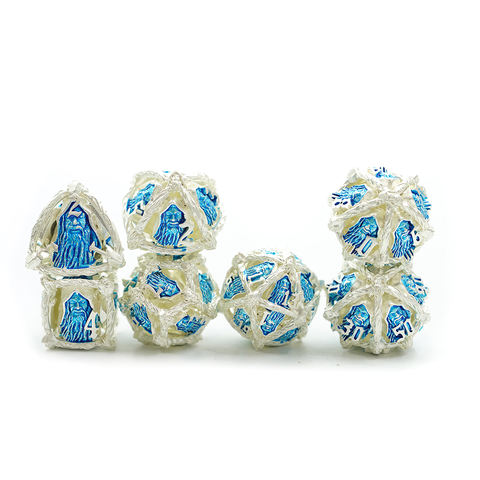 D d Dice Polyhedron 7 eyed Monster