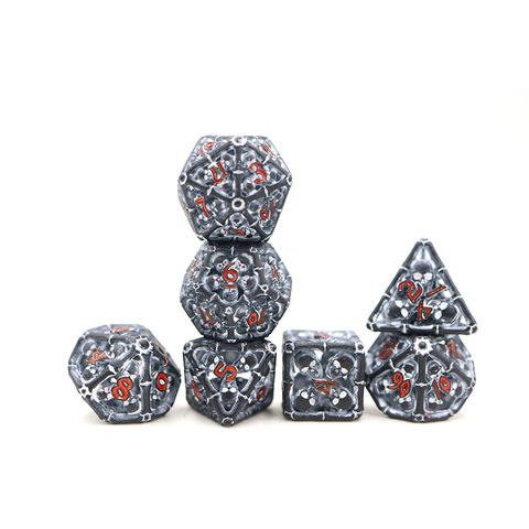 Custom Skull Dungeons and Dragons Dice D
