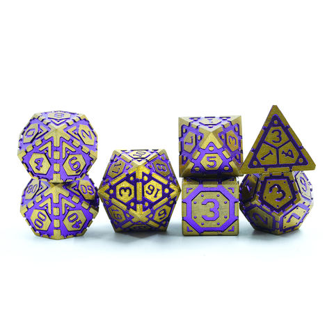 Dnd Rpg Custom Colorful Gold Dragon Metal