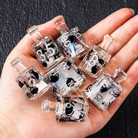 A handful of dice ready to roll — the physical form of XdY