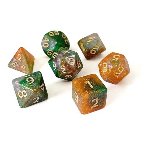 Dungeon and Dragon Polyhedral Glitter Dice
