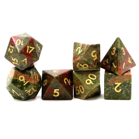 16mm Dice Set Polyhedral Rpg Custom Gemstone