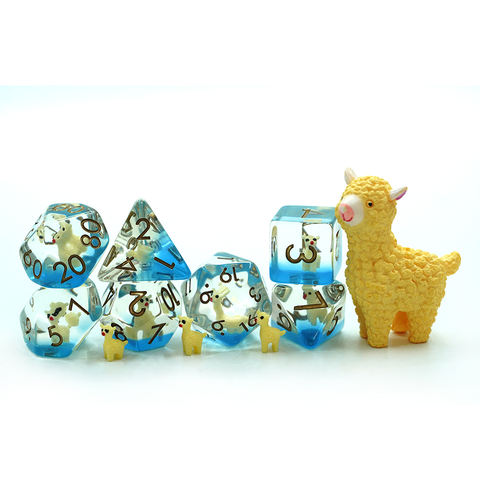 7Pcs Full Set Handmade Resin Dnd Layered