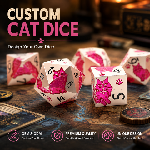 Factory Wholesale Custom Red cat Metal Sharp