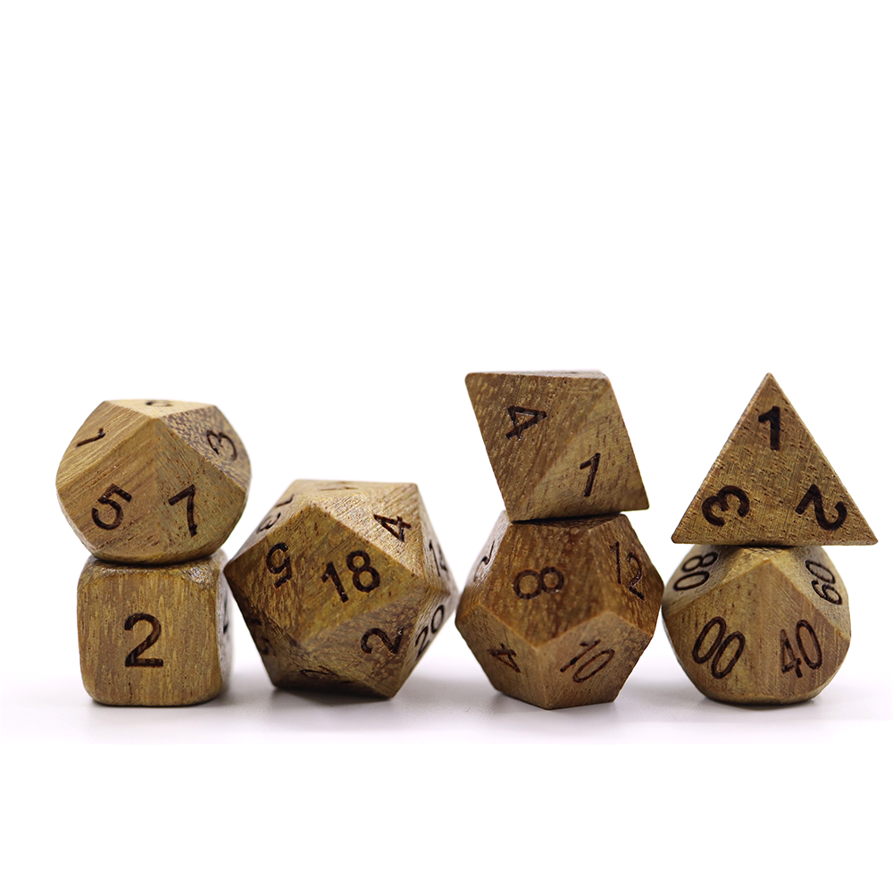 Custom wooden dice